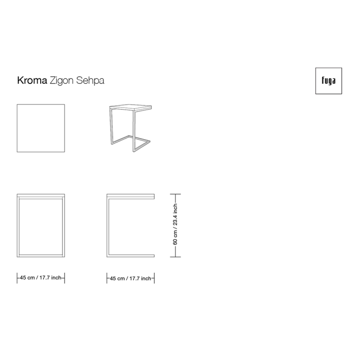 Стол приставной KROMA NESTING 3-SEAT COFFEE TABLE Glossy metal BRONZE MIRROR Natural walnut veneer 5