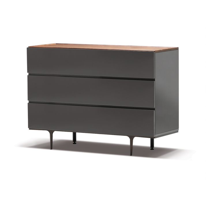 Комод LINS DRESSER Glossy LK17 Brown Natural walnut Glossy LK17 Brown 120X45X86 СМ. (FUG00058)