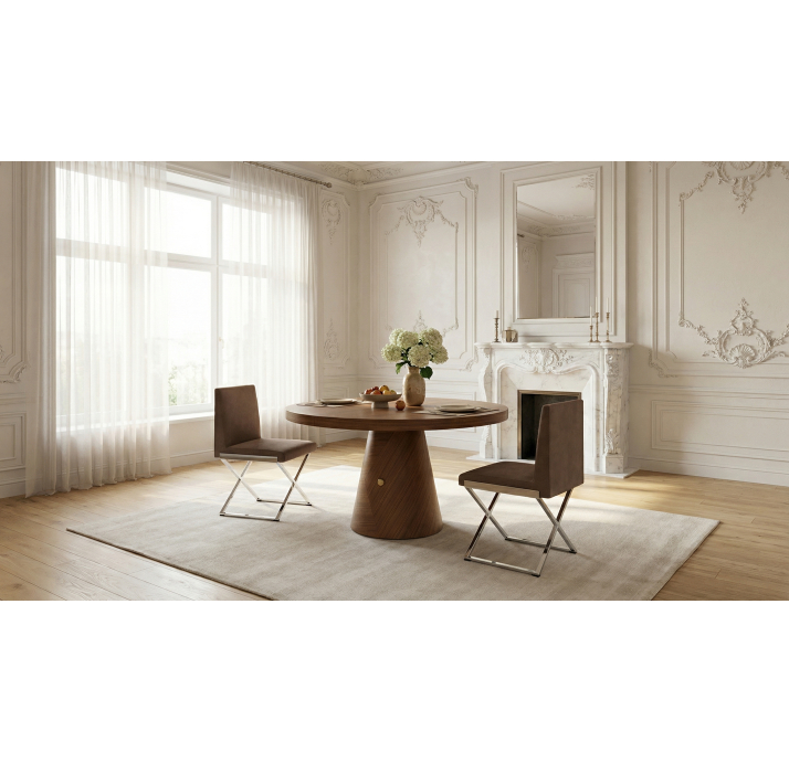 Стул интерьерный REJI CHAIR FAIR FA1106  GLOSSY METAL (FUG00065)