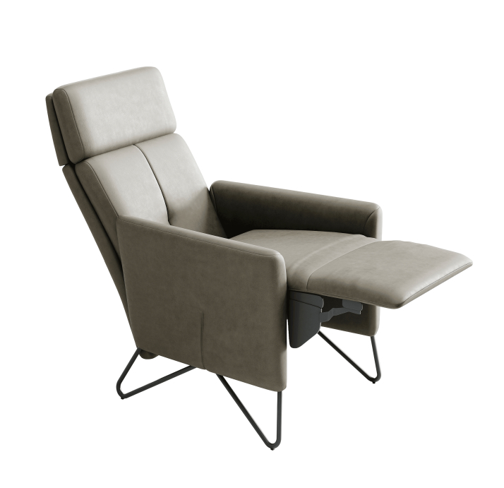 Кресло ALVA KING 78/52/KENIA SMOKE/DYNASPRING/P821/M-Relax