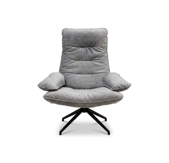 Кресло Yoga Prince 87/DIVA STONE/P752 (Black)/