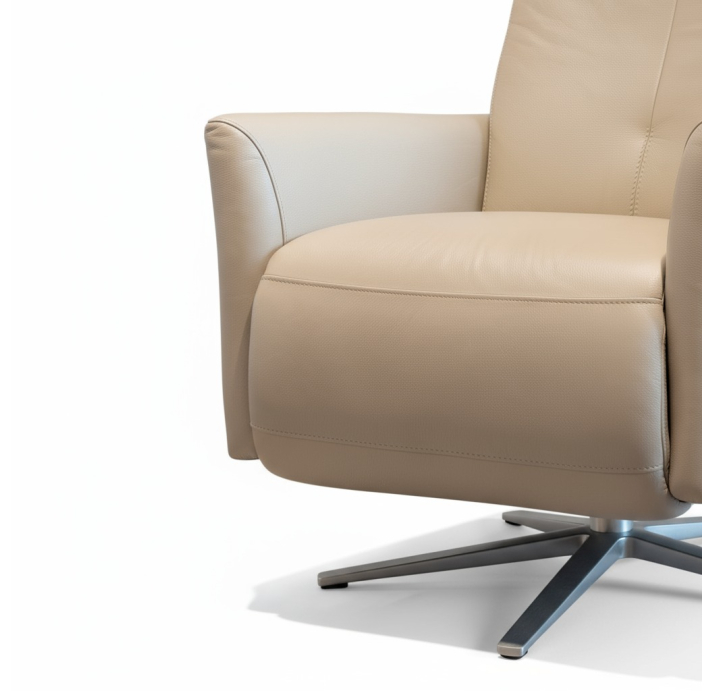 Кресло ALVA M B80B/55/MONTANA ROCK/DYNASPRING/В цвет ткани/P693 (Brushed)/M-Relax