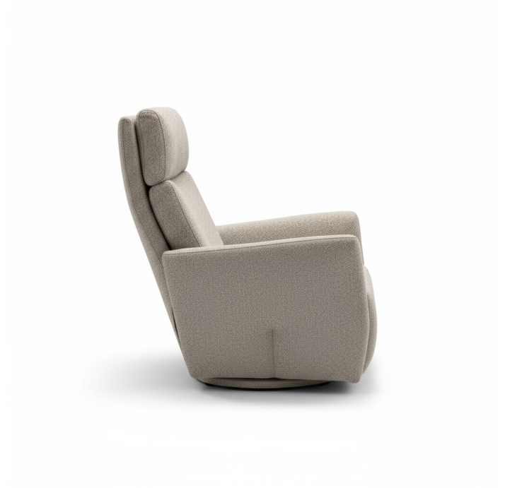 Кресло ALVA PRINCE 88/57/RAMIRO CREAM/DYNASPRING/Matching Stitching/P998/