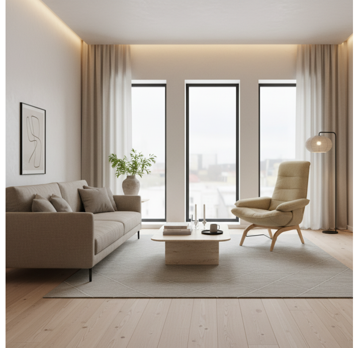 Кресло YOGA KING B107B/53/WANDOO NUT/P744 (Oak)/