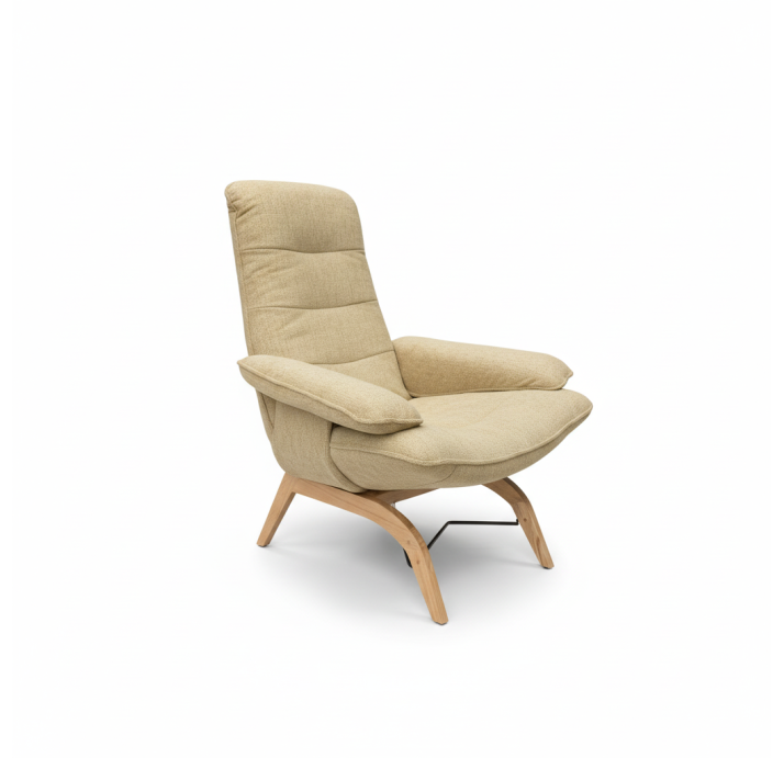 Кресло YOGA KING B107B/53/WANDOO NUT/P744 (Oak)/