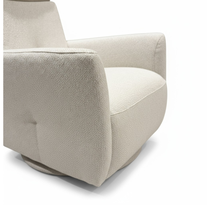 Кресло ALVA PRINCE 88/57/ALVARO ANGORA/DYNASPRING/Matching Stitching/P998/