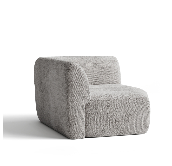 Диван OASIS 1CL105-135-105/VIVA SILVER/VISCOTEX/встроенные/