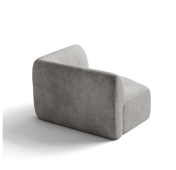 Диван OASIS 1CL105-135-105/VIVA SILVER/VISCOTEX/встроенные/