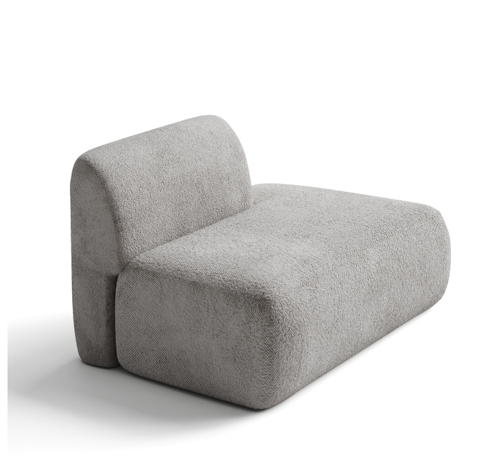 Диван OASIS 1TR88-130-88/VIVA SILVER/VISCOTEX/встроенные/