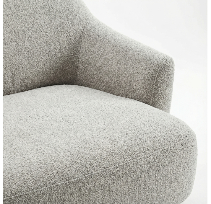 Диван OASIS 1FR128-152-128B/VIVA SILVER/VISCOTEX/встроенные/