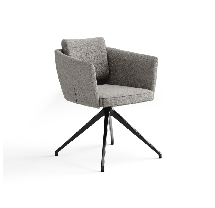 Стул крутящийся ALVA SWIVEL CHAIR AURELIO CARBON  F101BLACK (ROM04061)