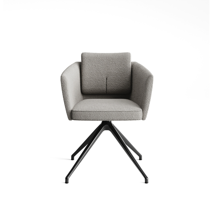 Стул крутящийся ALVA SWIVEL CHAIR AURELIO CARBON  F101BLACK (ROM04061)