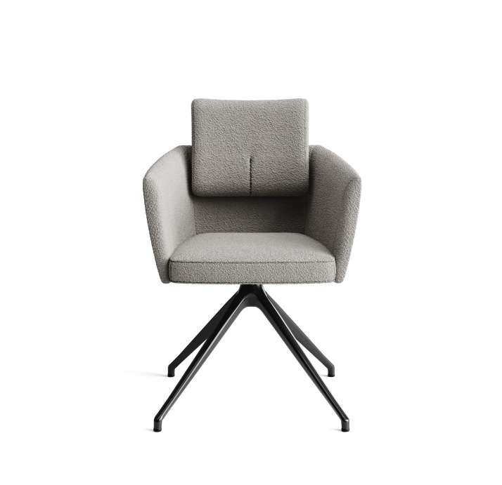 Стул крутящийся ALVA SWIVEL CHAIR AURELIO CARBON  F101BLACK (ROM04061)