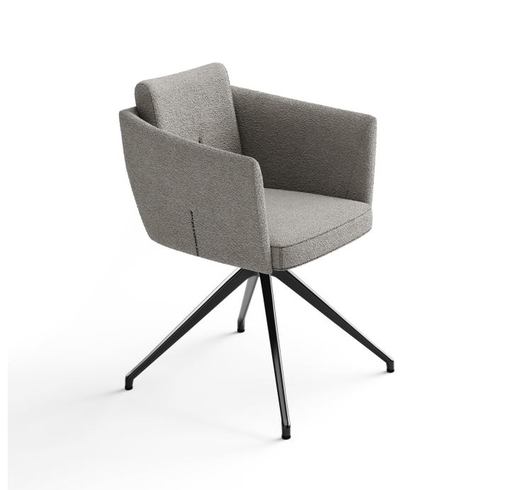 Стул крутящийся ALVA SWIVEL CHAIR AURELIO CARBON  F101BLACK (ROM04061)