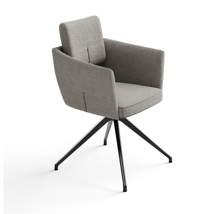 Стул крутящийся ALVA SWIVEL CHAIR AURELIO CARBON  F101BLACK (ROM04061)