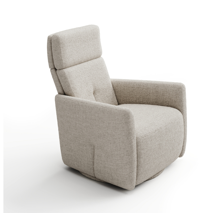 Кресло ALVA PRINCE 88/57/LUANDO CREAM/DYNASPRING/Matching Stitching/P998/