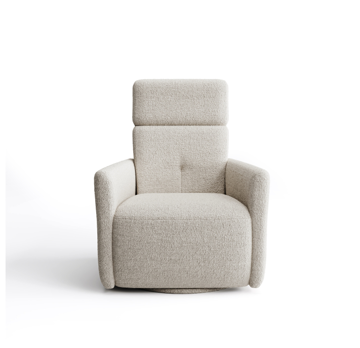 Кресло ALVA PRINCE 88/57/LUANDO CREAM/DYNASPRING/Matching Stitching/P998/