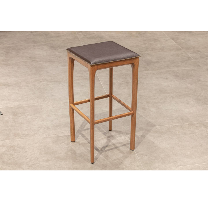 Стул барный PURA BAR STOOL    Коричневый (FUG00131)