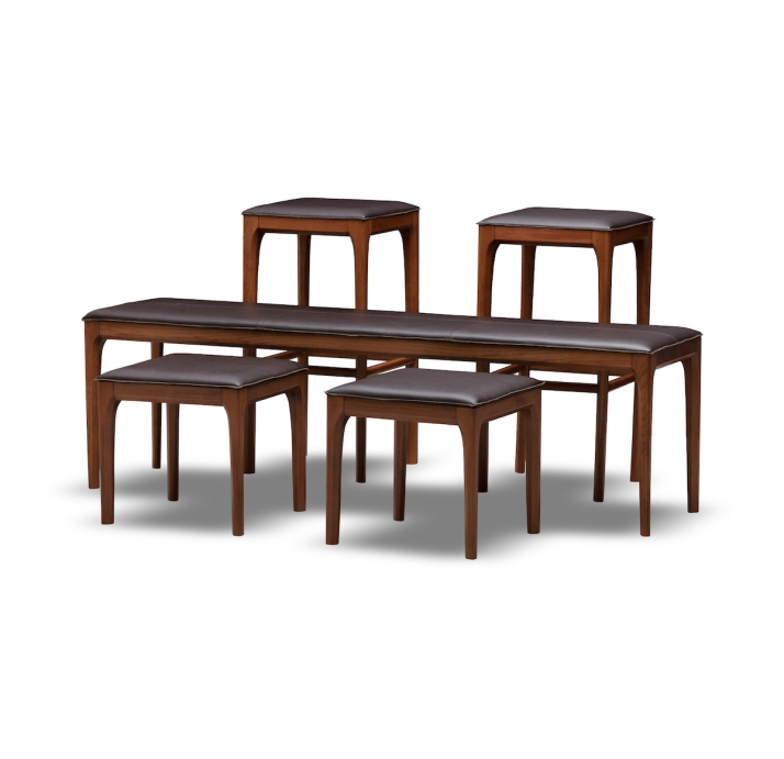 Стул барный PURA BAR STOOL    Коричневый (FUG00131)