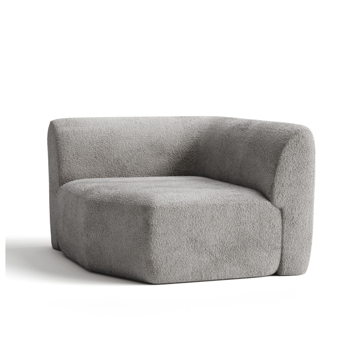 Диван OASIS 1CR105-135-105/VIVA SILVER/BULTEX/встроенные/