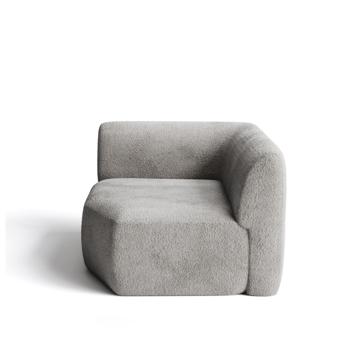 Диван OASIS 1CR105-135-105/VIVA SILVER/BULTEX/встроенные/