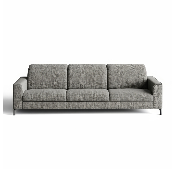 Диван FRATINO B101-280-101B/56/AMIRI CARBON/BULTEX/01BL/E,E,E