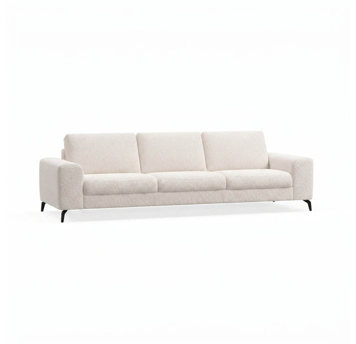 Диван DONATO B100-280-100B/55/VIVA OFFWHITE/VISCOTEX/01BL/