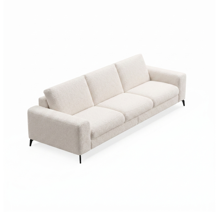 Диван DONATO B100-280-100B/55/VIVA OFFWHITE/VISCOTEX/01BL/