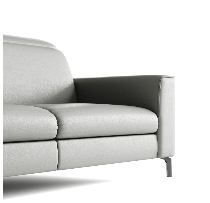 Диван FRATINO B101-220-101B/56/MONTANA PERLE/BULTEX/01BL/E,E