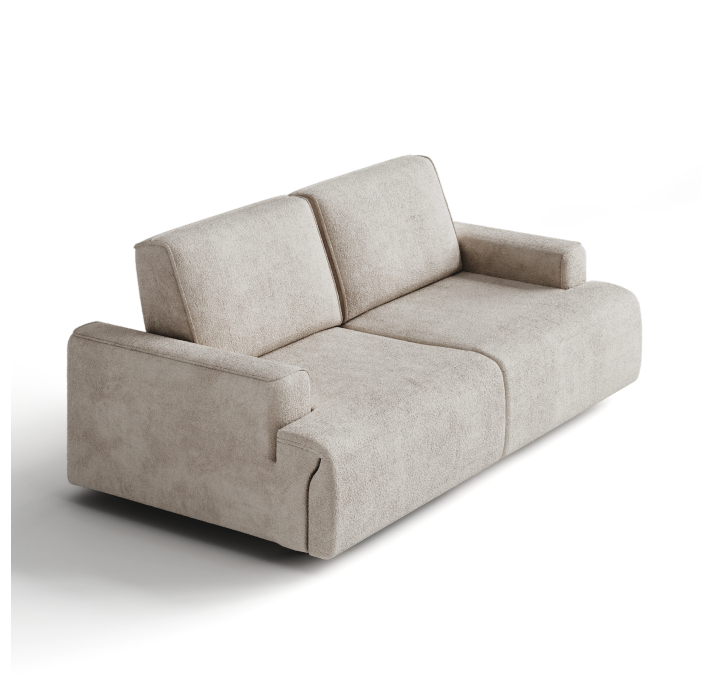 Диван MONAMI B103-220-103B/57/VIVA OFFWHITE/VISCOTEX/01BL/