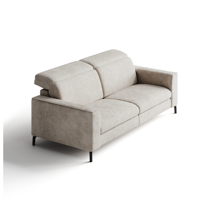 Диван FRATINO B101-220-101B/56/VIVA OFFWHITE/BULTEX/01BL/E,E