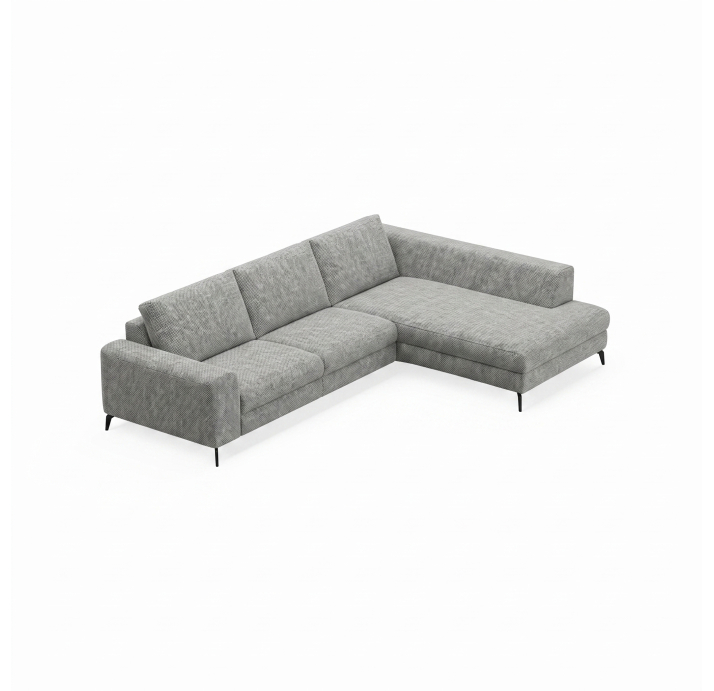 Диван DONATO B100-300-210S/55/AMIRI CARBON/VISCOTEX/01BL/