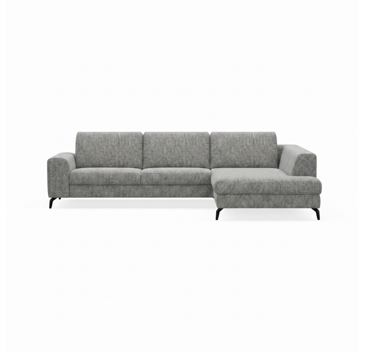 Диван DONATO B100-300-210S/55/AMIRI CARBON/VISCOTEX/01BL/