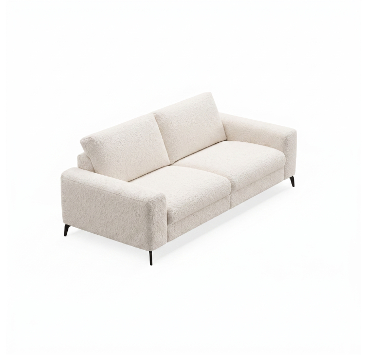 Диван DONATO B100-220-100B/55/VIVA OFFWHITE/VISCOTEX/01BL/