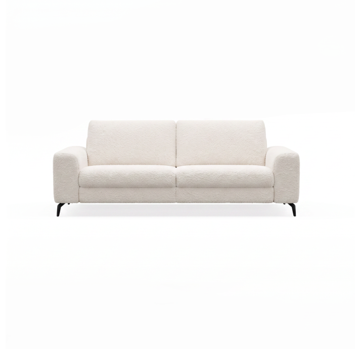Диван DONATO B100-220-100B/55/VIVA OFFWHITE/VISCOTEX/01BL/