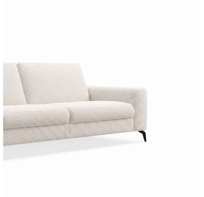 Диван DONATO B100-220-100B/55/VIVA OFFWHITE/VISCOTEX/01BL/