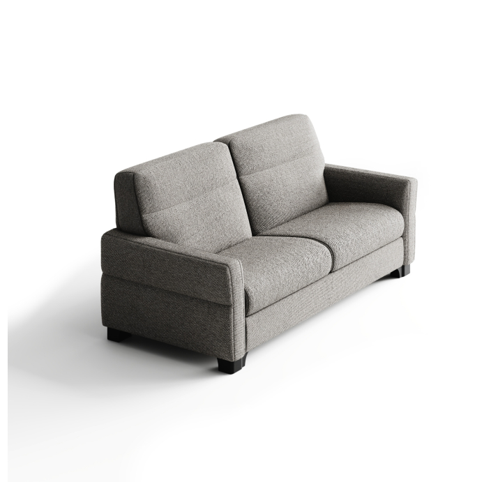 Диван EKLIPSO B96-220-96B/55/AMIRI CARBON/FORMATEX/BRUS/