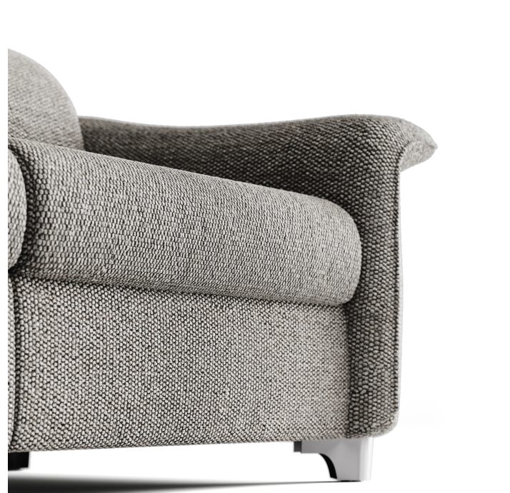 Диван GALAXIO B100-220-100B/55/AMIRI CARBON/FORMATEX/BRUS/