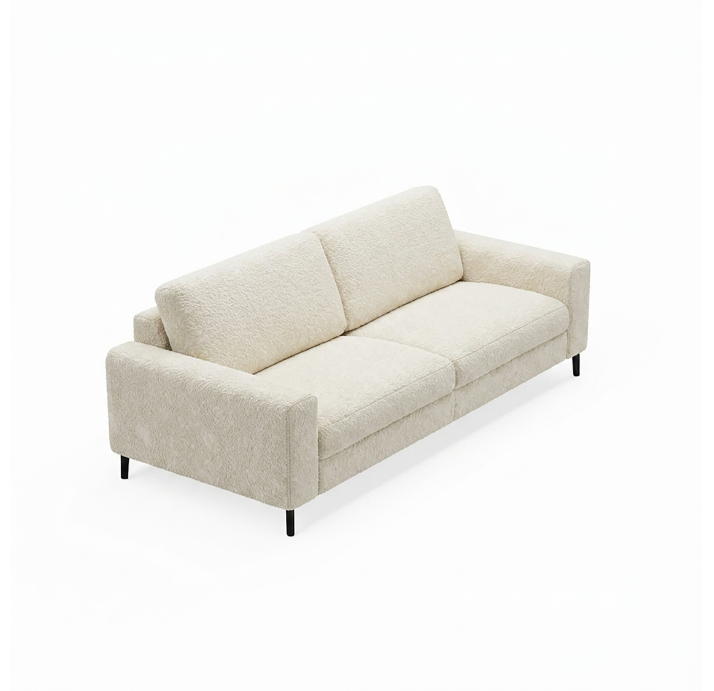 Диван FONTANE B100-220-100B/55/VIVA OFFWHITE/BULTEX/01BL/