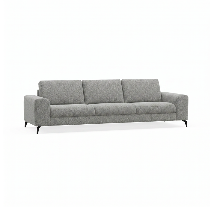 Диван DONATO B100-280-100B/55/AMIRI CARBON/VISCOTEX/01BL/