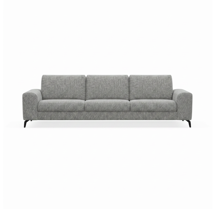 Диван DONATO B100-280-100B/55/AMIRI CARBON/VISCOTEX/01BL/