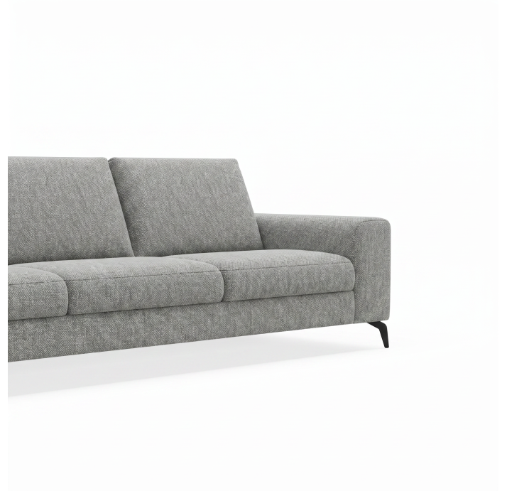 Диван DONATO B100-280-100B/55/AMIRI CARBON/VISCOTEX/01BL/