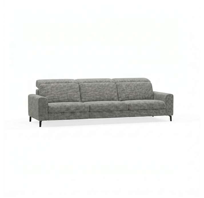 Диван FONTANE B100-280-100B/55/AMIRI CARBON/BULTEX/01BL/E,E,E
