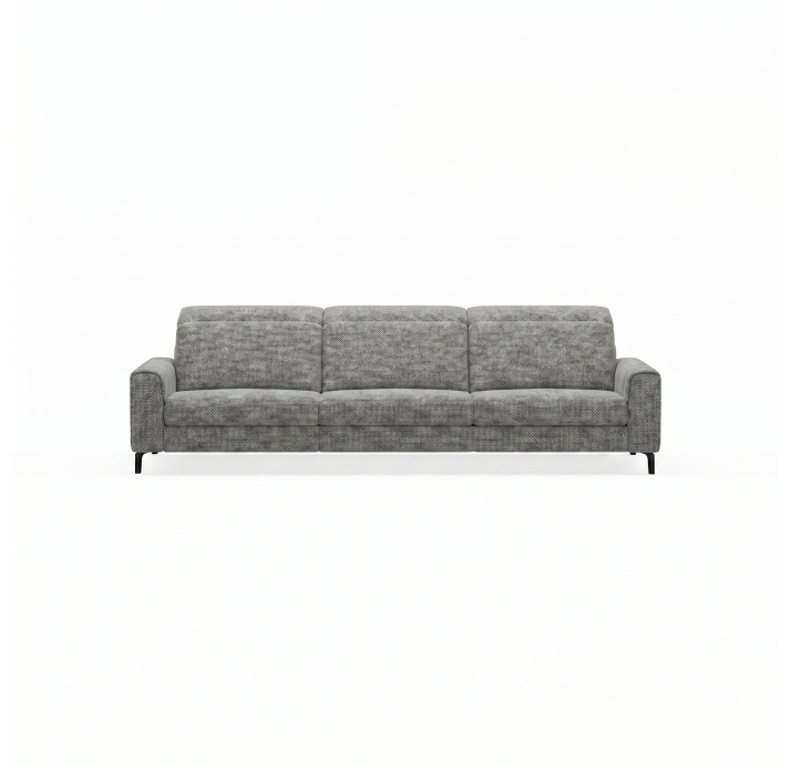 Диван FONTANE B100-280-100B/55/AMIRI CARBON/BULTEX/01BL/E,E,E