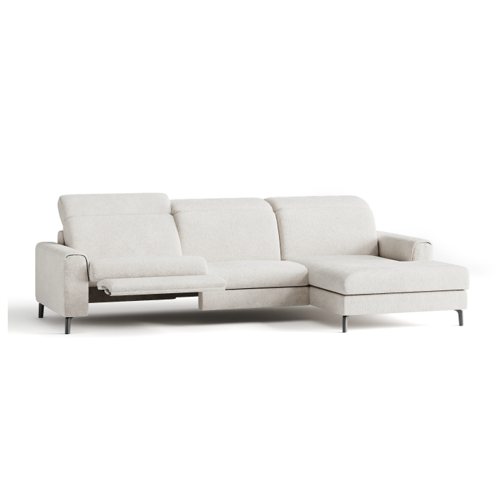 Диван FONTANE B100-300-210L/55/VIVA OFFWHITE/BULTEX/01BL/E,E,E,MR