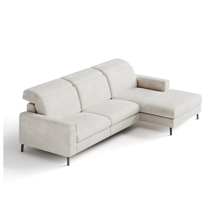 Диван FONTANE B100-300-210L/55/VIVA OFFWHITE/BULTEX/01BL/E,E,E,MR