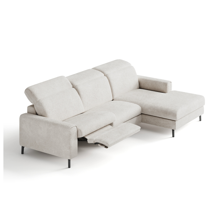 Диван FONTANE B100-300-210L/55/VIVA OFFWHITE/BULTEX/01BL/E,E,E,MR