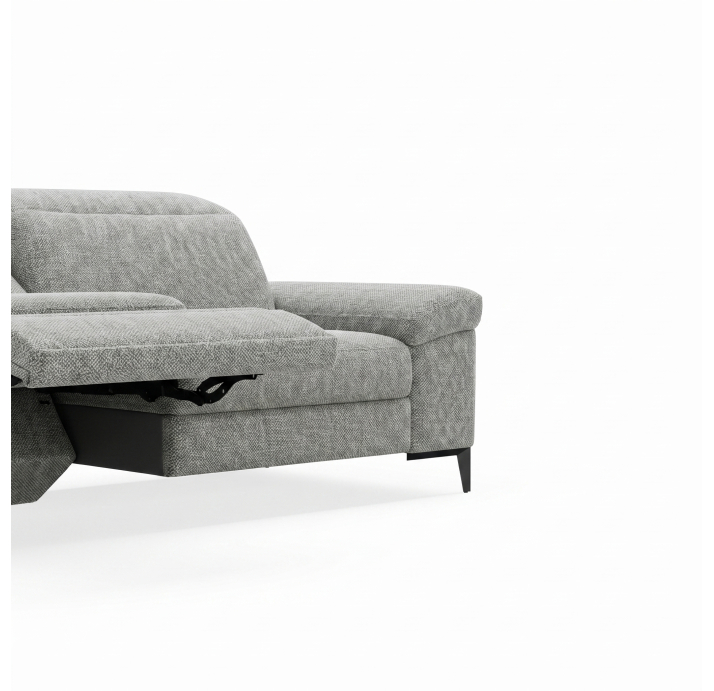 Диван CADINI B93-220-93B/54/AMIRI CARBON/BULTEX/01BL/E,E,R