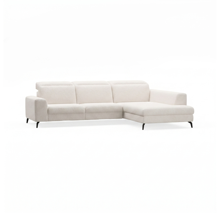 Диван DONATO B100-300-210S/55/VIVA OFFWHITE/VISCOTEX/01BL/E,E,E