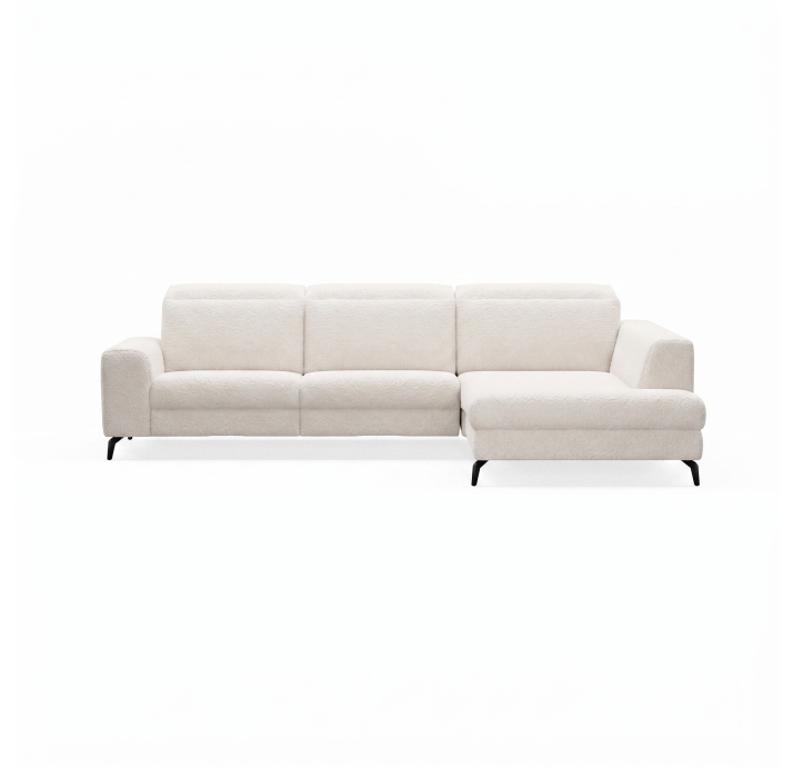 Диван DONATO B100-300-210S/55/VIVA OFFWHITE/VISCOTEX/01BL/E,E,E